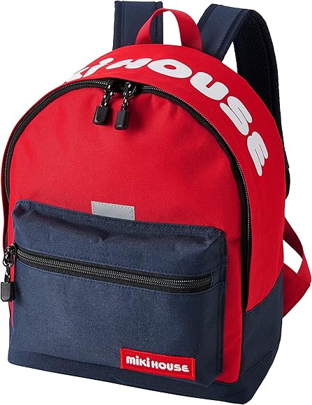 【新品未使用】ミキハウス　ロゴリュック　赤　8リットル 即日発送 新品未使用】ミキハウスロゴリュック赤8リットル 即日発送